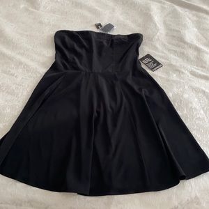 EXPRESS strapless skater style dress